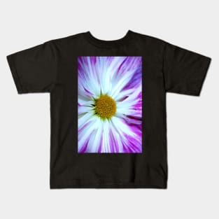 Pink and White Sunburst Kids T-Shirt